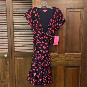 NWT Betsy Johnson wrap dress
